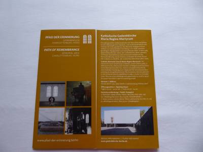 Pfad der Erinnerung - Gedenkweg in Charlottenburg-Nord